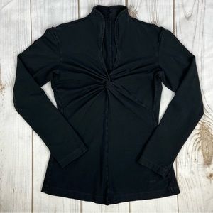 Patagonia Long Sleeved Serenity Top Black Sz S
